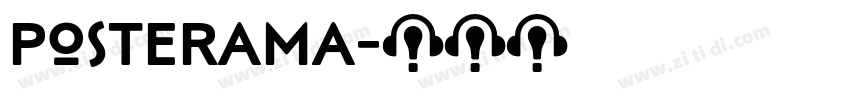 Posterama字体转换