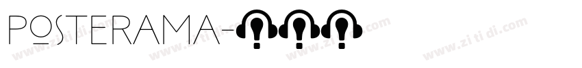 Posterama字体转换
