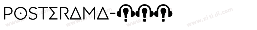 Posterama字体转换