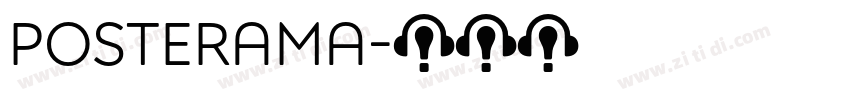 Posterama字体转换