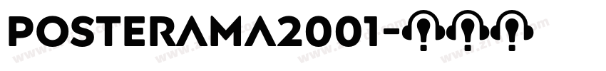 Posterama2001字体转换