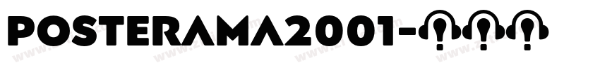 Posterama2001字体转换