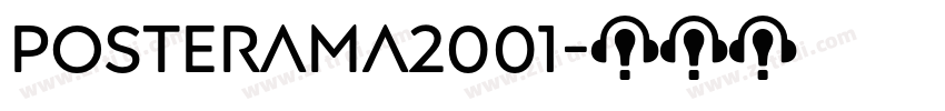 Posterama2001字体转换