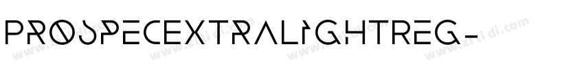 ProspecExtraLightReg字体转换