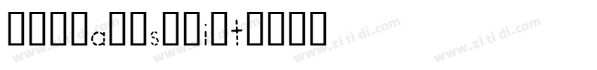 AbcManuscript字体转换