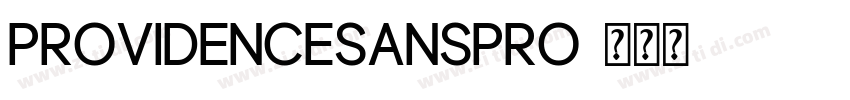 ProvidenceSansPro字体转换