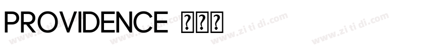 Providence字体转换