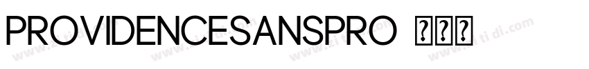 ProvidenceSansPro字体转换