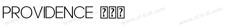 Providence字体转换