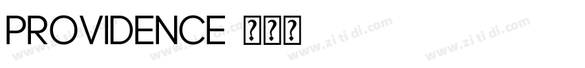 Providence字体转换