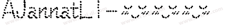 AJannatLT字体转换