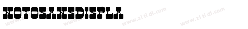 NotoSansDispla字体转换