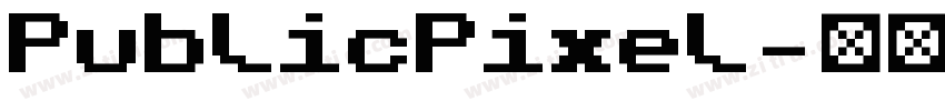 PublicPixel字体转换