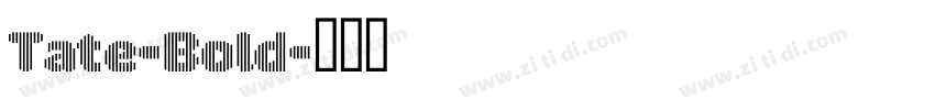 Tate-Bold字体转换