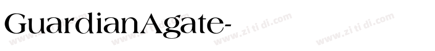 GuardianAgate字体转换