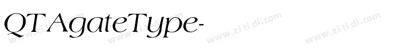 QTAgateType字体转换