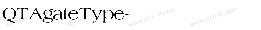 QTAgateType字体转换