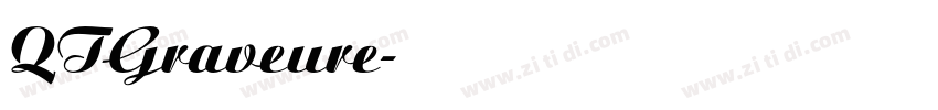 QTGraveure字体转换