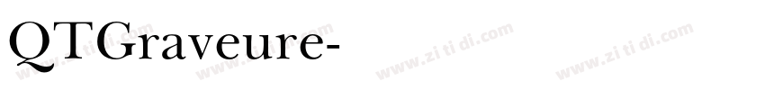 QTGraveure字体转换