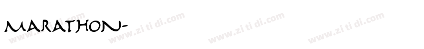 Marathon字体转换