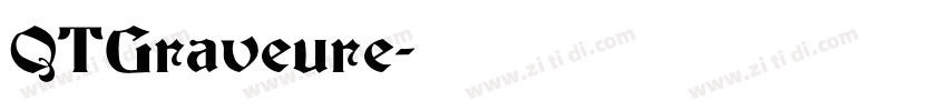 QTGraveure字体转换