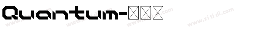 Quantum字体转换