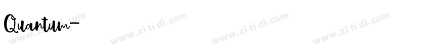 Quantum字体转换