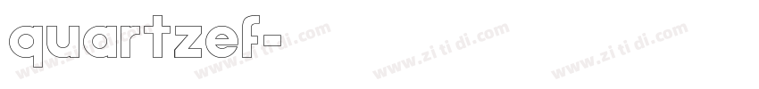 quartzef字体转换