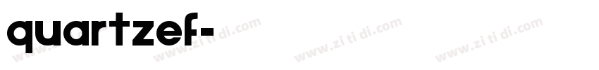 quartzef字体转换