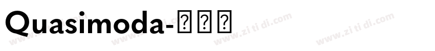 Quasimoda字体转换