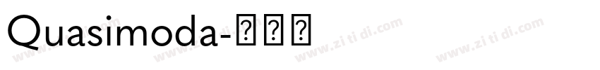 Quasimoda字体转换