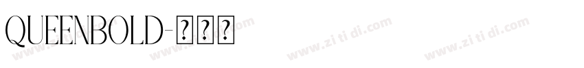 QueenBold字体转换