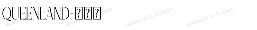 queenland字体转换