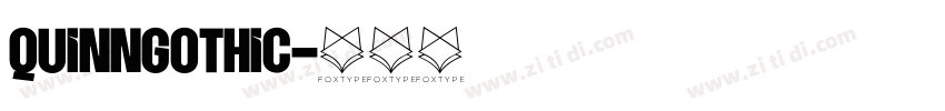 QuinnGothic字体转换