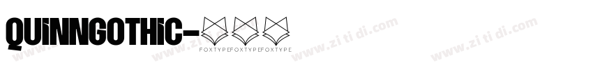 QuinnGothic字体转换