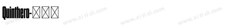 Quinthero字体转换
