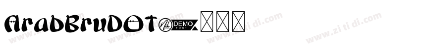 ArabBruDOT字体转换