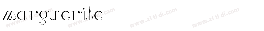 Marguerite字体转换