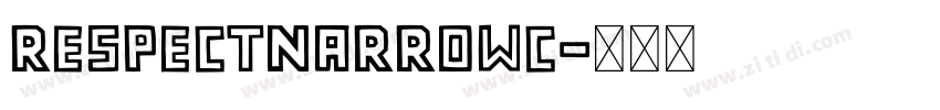 RespectNarrowC字体转换