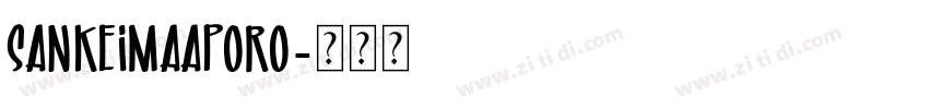 SankeiMaAporo字体转换