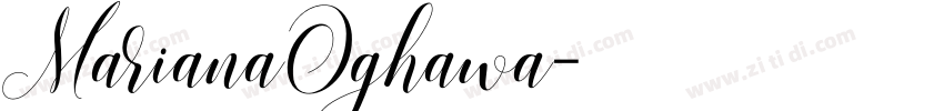 MarianaOghawa字体转换