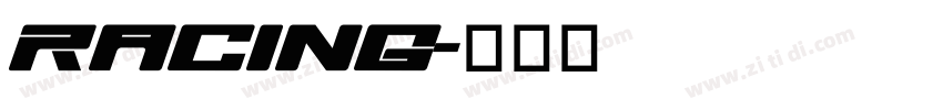 Racing字体转换