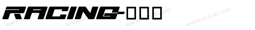 Racing字体转换