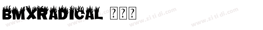 BMXRadical字体转换