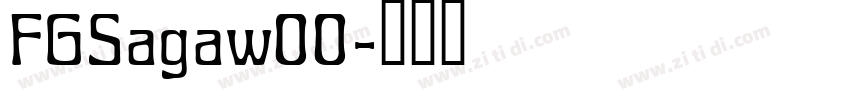 FGSagaw00字体转换