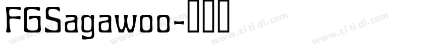 FGSagawoo字体转换