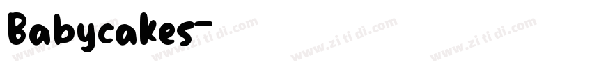Babycakes字体转换