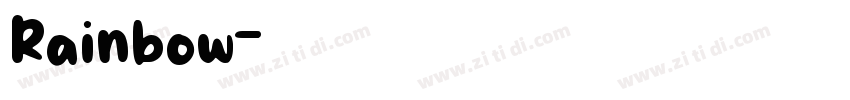 Rainbow字体转换
