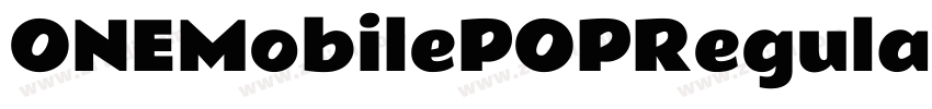 ONEMobilePOPRegular字体转换