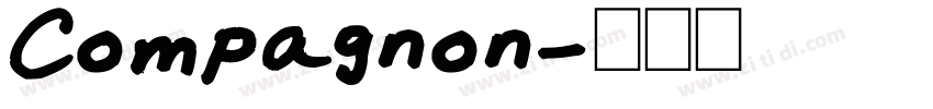 Compagnon字体转换